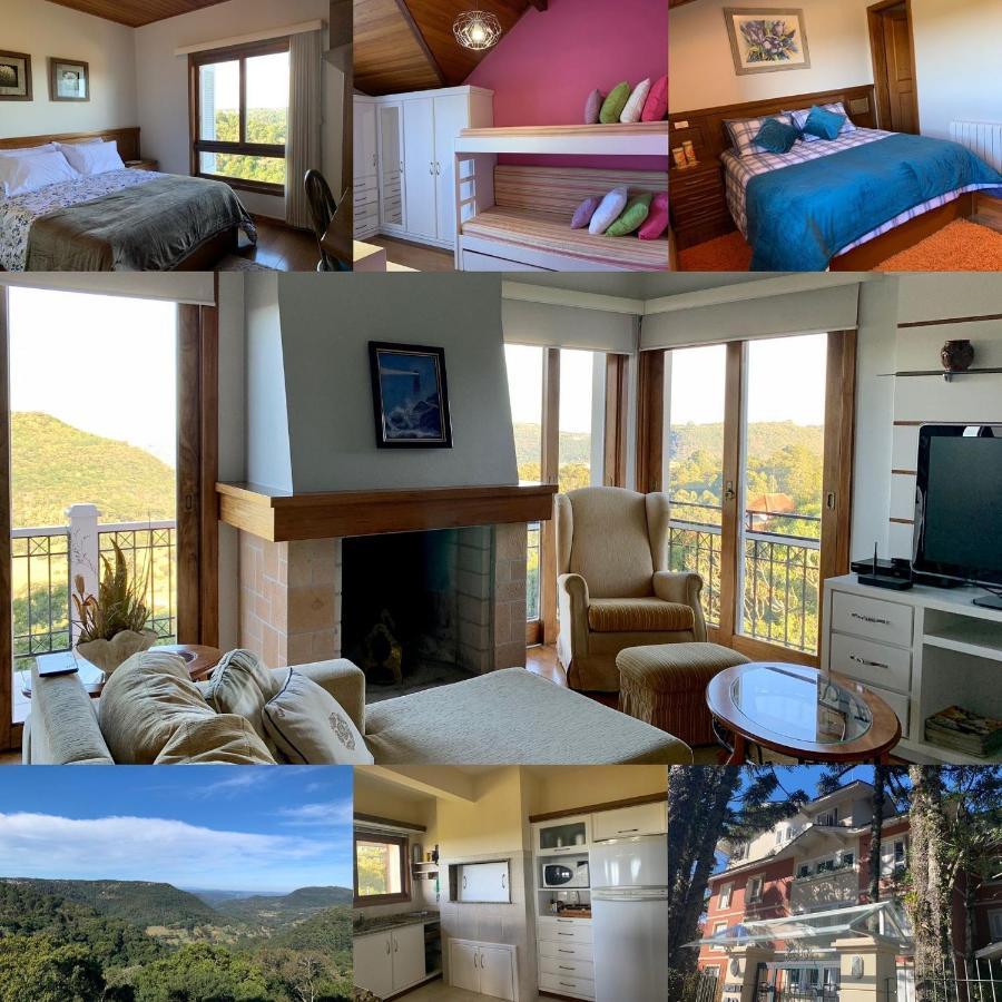 Locflat Penthouse Vista Panoramica Gramado Lejlighed Eksteriør billede